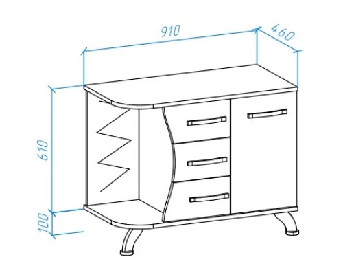Тумба с раковиной красный глянец/черный глянец 91 см Bellezza Рио 4633615142214 + 4620008193823