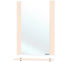 Зеркало 48x80 см бежевый глянец Bellezza Рокко 4613706030071