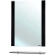 Зеркало 48x80 см черный глянец Bellezza Рокко 4613706030040