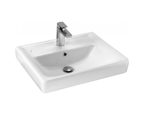 Тумба с раковиной красный глянец/белый глянец 60 см Bellezza Рокко 4635309660035 + 4620000148562