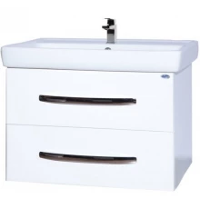 Тумба с раковиной белый глянец 70 см Bellezza Рокко 4635311670015 + 4620000148555