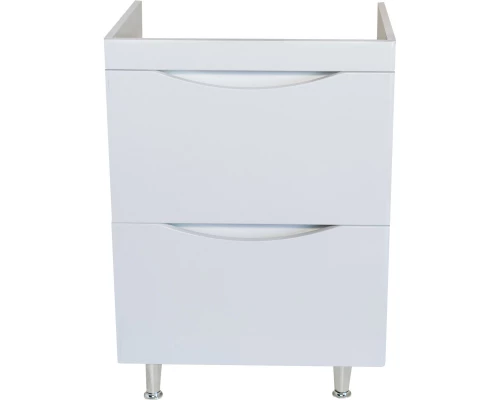 Тумба с раковиной белый глянец 60,5 см Bellezza Санриса 4630109660018 + 4690311076861