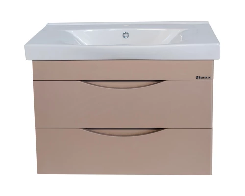 Тумба с раковиной капучино 80,5 см Bellezza Санриса 4630113180458 + 4690311076878