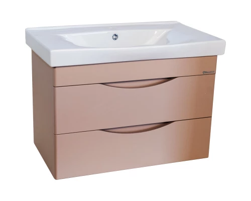 Тумба с раковиной капучино 80,5 см Bellezza Санриса 4630113180458 + 4690311076878