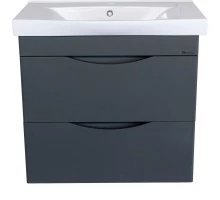 Тумба с раковиной серебро 80,5 см Bellezza Санриса 4630113000367 + 4690311076878