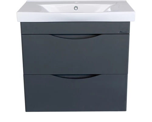 Тумба с раковиной серебро 80,5 см Bellezza Санриса 4630113000367 + 4690311076878