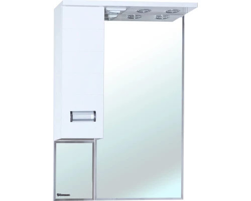 Зеркальный шкаф 68x101 см белый глянец L Bellezza Сиена 4613911002016