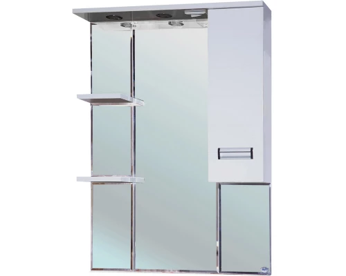 Зеркальный шкаф 78x101 см белый глянец L Bellezza Сиена 4613913001017