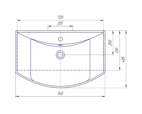 Тумба с раковиной белый глянец золотая патина 76 см Bellezza Тиффани 4630512110384 + 4620008197470