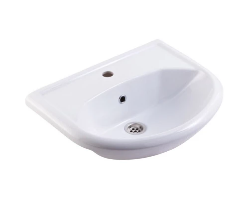 Тумба с раковиной белый глянец 55,6 см Bellezza Уют 4635008070012 + 4620008192765