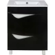 Тумба с раковиной черный глянец/белый глянец 60,9 см Bellezza Эйфория 4639109660042 + 4640013393575