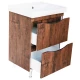 Тумба с раковиной орех 60,5 см Bellezza Санриса 4630109000432 + 4690311076861