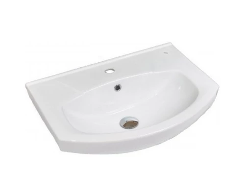 Тумба с раковиной белый глянец 60 см Bellezza Элеганс 4638609240013 + 4620008196114