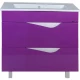 Тумба фиолетовый глянец/белый глянец 82 см Bellezza Эйфория 4639114660419