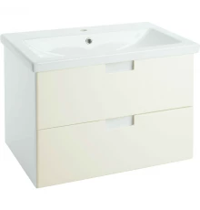 Тумба бежевый глянец/белый глянец 86,2 см Bellezza Пегас 4630415270079