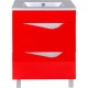 Тумба красный глянец/белый глянец 59 см Bellezza Эйфория 4639109660035