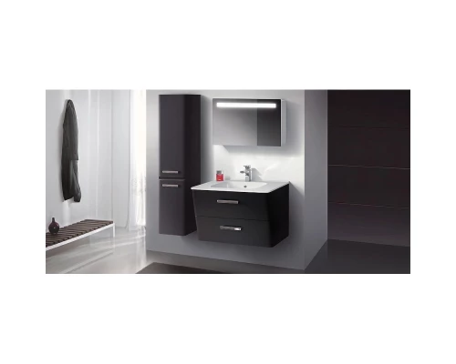 Пенал подвесной черный матовый L Belux Марсель П 30