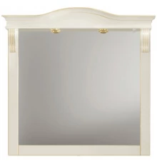 Зеркало 107,2x104,8 см слоновая кость золотая патина Belux Каталония В 105