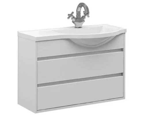 Тумба белый глянец 77,9 см R Belux Лира НП 80-02