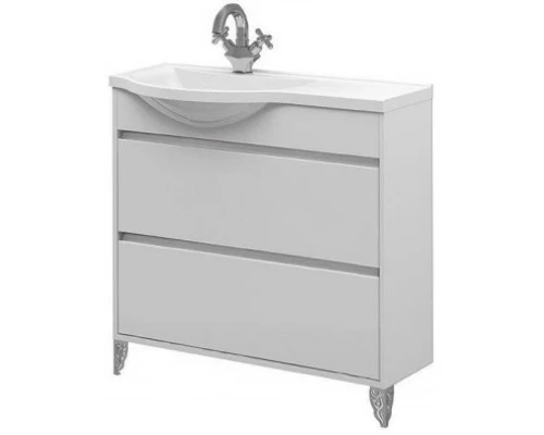 Тумба белый глянец 77,9 см L Belux Лира Н 80-02