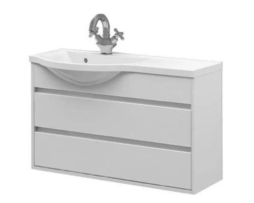 Тумба белый глянец 88,3 см L Belux Лира НП 90-02