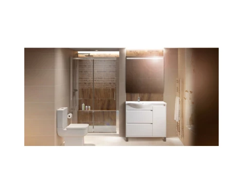 Тумба белый глянец 88,3 см L Belux Лира НП 91-02