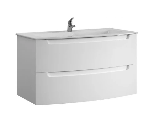 Тумба белый глянец 98,4 см Belux Бари NEW НП 100-02