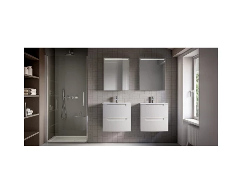 Тумба белый глянец 58,4 см Belux Бари NEW НП 60-02