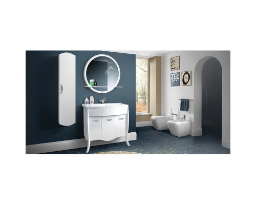 Тумба белый глянец 90,2 см Belux Бриз Н 85