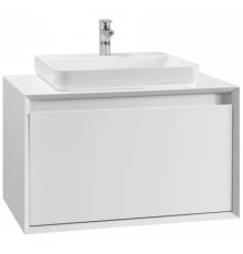 Тумба белый глянец 90 см Belux Валенсия НП 90-02