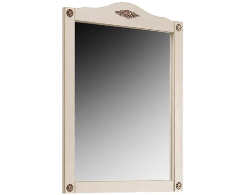 Зеркало 82x102 см слоновая кость золотая патина Belux Верди В 85