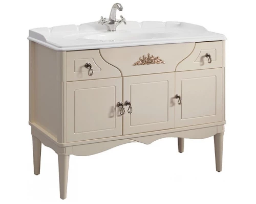 Тумба слонова кость золотая патина 109,4 см Belux Верди Н105-02