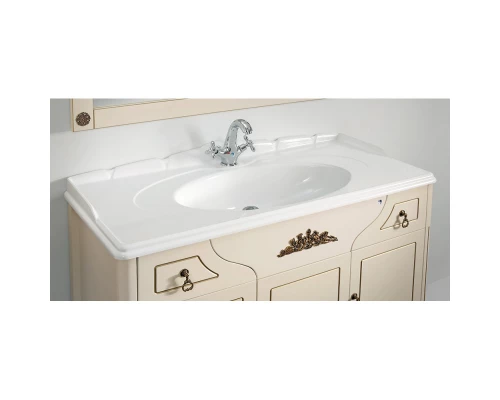 Тумба слонова кость золотая патина 109,4 см Belux Верди Н105-02