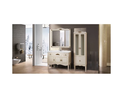 Тумба слонова кость золотая патина 109,4 см Belux Верди Н105-02