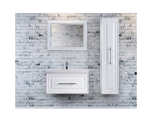 Пенал подвесной белый глянец Belux Женева ПН 30