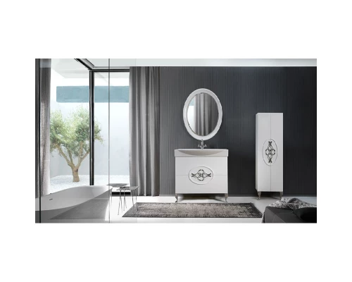 Тумба белый глянец 82 см Belux Ксанти НП 86-02