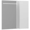 Зеркальный шкаф 78x80 см белый глянец R Belux Мадрид В 80 Ш