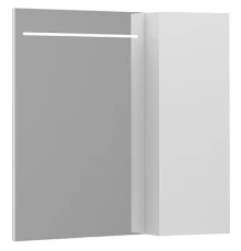 Зеркальный шкаф 78x80 см белый глянец R Belux Мадрид В 80 Ш