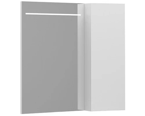 Зеркальный шкаф 78x80 см белый глянец R Belux Мадрид В 80 Ш