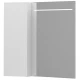 Зеркальный шкаф 78x80 см белый глянец L Belux Мадрид В 80 Ш