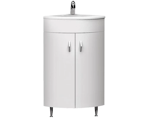 Тумба угловая белый глянец 38x38 см Belux Микро НУ 38