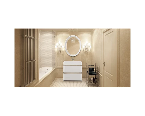 Тумба белый глянец 80 см Belux Олимпия Н 81-02