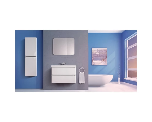 Пенал подвесной белый глянец L Belux Париж П 35