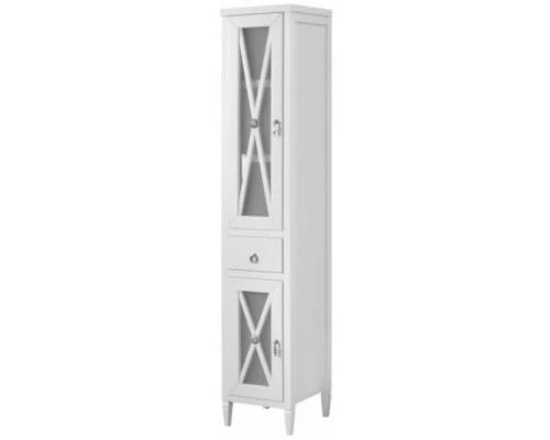 Пенал напольный белый глянец L Belux Рояль П 30-01