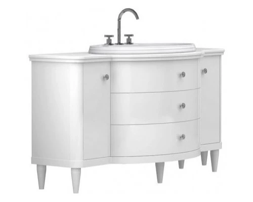 Тумба белый глянец 153,2 см Belux Толедо Н 150-03