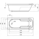 Акриловая ванна 170x75 см Berges Lumbo 050006