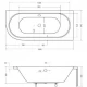 Акриловая ванна 150x74,5 см R Besco Avita WAV-150-NP