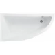 Акриловая ванна 138x70 см L Besco Praktika WAP-140-NL