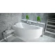 Акриловая ванна 138x70 см L Besco Praktika WAP-140-NL