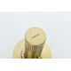 Встраиваемый смеситель с прогрессивным картриджем и гигиеническим душем круглая матовое золото Besserkraft B.060.01MG